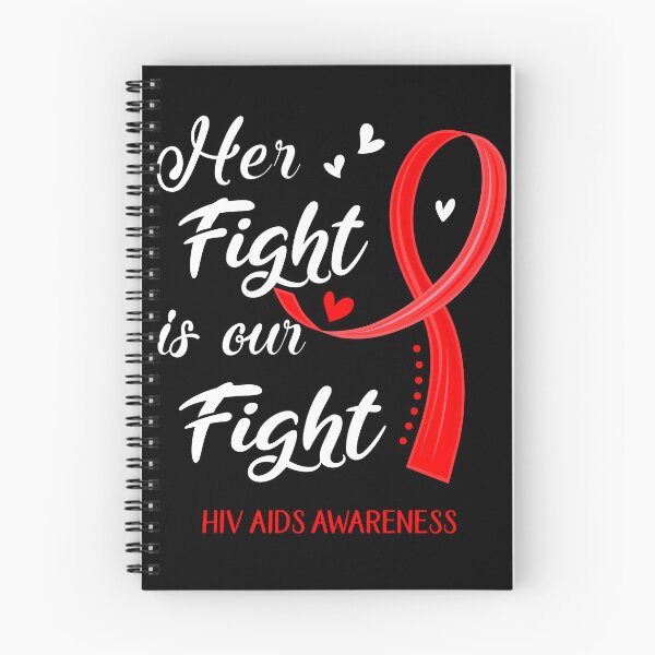 Item preview, Her Fight Is Our Fight Hiv Aids Awareness designed and sold by Kohend.