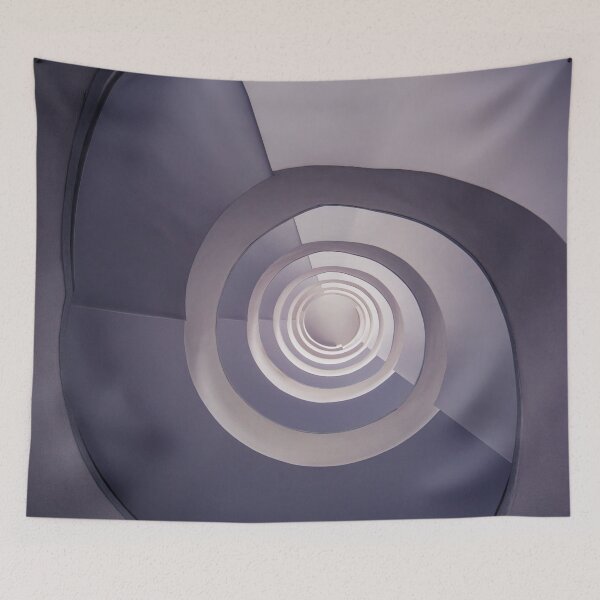Item preview, Spiral staircase in plum tones designed and sold by JBlaminsky.