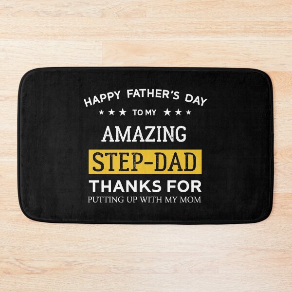 Item preview, Happy Father's Day To My Amazing Step-Dad Thanks For Putting Up With My Mom Cool Daughter Gift For Daddy Papa Grandpa designed and sold by Raiko-art.