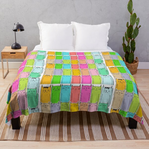 Item preview, Funny Colorful Cats , Patterned Cute Cats designed and sold by AmeliaStore1.