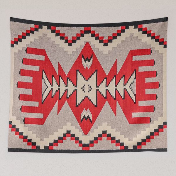 Item preview, navajo blanket,southwestern art,native american art,indian art,arizona,dessert,geometric pattern, rock formation, mountain top, designed and sold by Nostrathomas66.