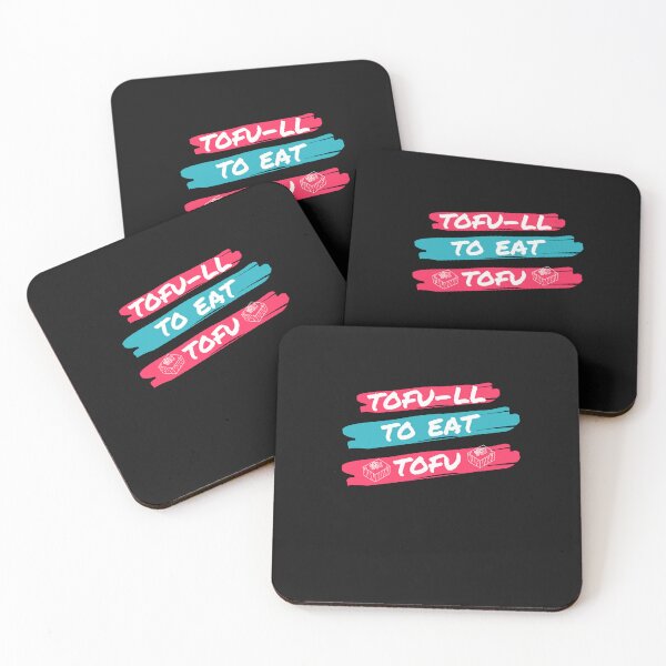Item preview, Tofu-ll to Eat Tofu - Colorful Bold Typography designed and sold by SBWorld.