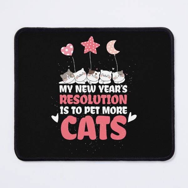 Item preview, Pet Cats Happy New Year 2020 Resolution Gift designed and sold by haselshirt.