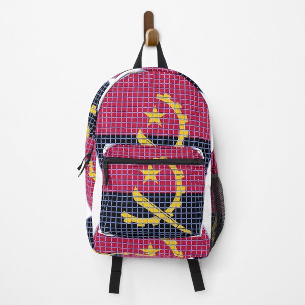 Item preview, Angola Flag Rounded - Squares Pixel designed and sold by MoonElite.