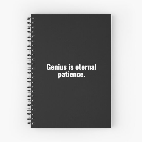 Item preview, Genius is eternal patience. designed and sold by Vanion.