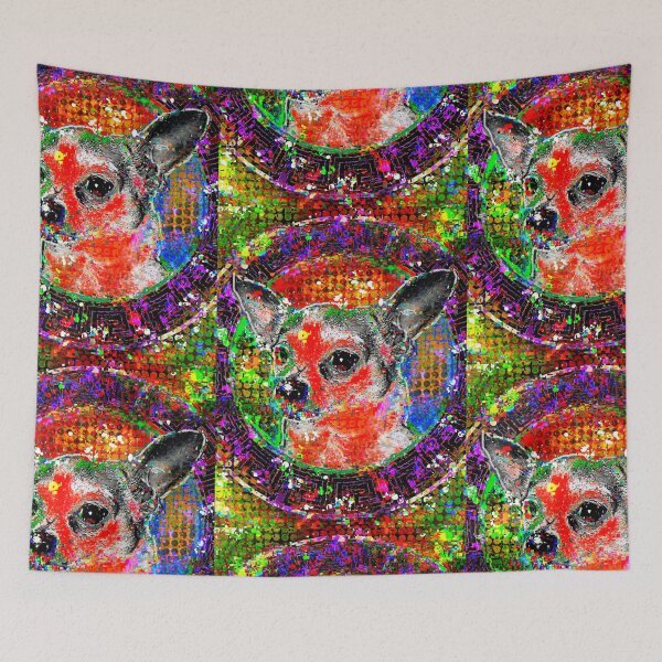 Item preview, Mexican Chihuahua abstract dog designed and sold by Albert Faldet.