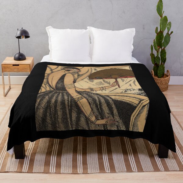 Item preview, Art Deco by George Lepape - Woman Holding a Fan designed and sold by ColorfulMystic.