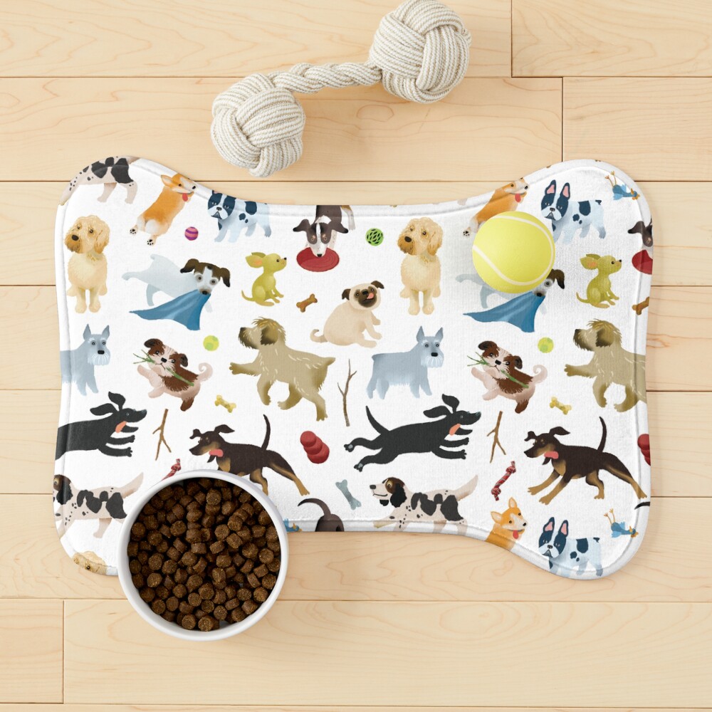 Dogs I Know Pet Mat