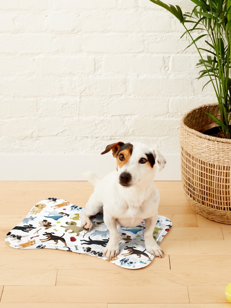 Discover The dogs- Pet Bowls Mat