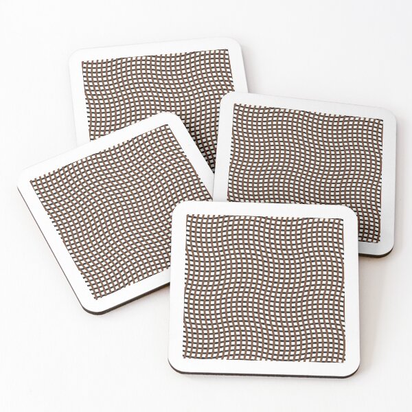 Item preview, Wavy Weave Brown and Black on White Repeat 5748 designed and sold by Art in My Loft.