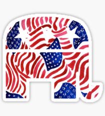 Republican Elephant Sticker