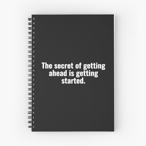Item preview, The secret of getting ahead is getting started. designed and sold by Vanion.