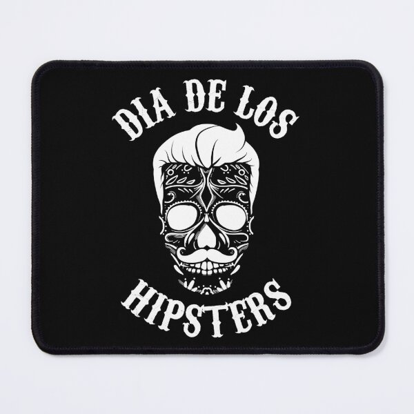 Item preview, Funny Dia De Los Hipsters Sugar Skull Gift For Cool Men designed and sold by haselshirt.