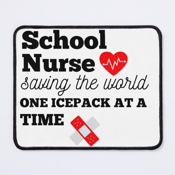 Item preview, School nurse saving the world one pack at a time designed and sold by Oreo2020 Creations.