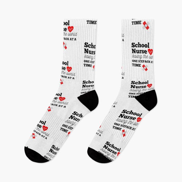 Item preview, School nurse saving the world one pack at a time designed and sold by Oreo2020 Creations.