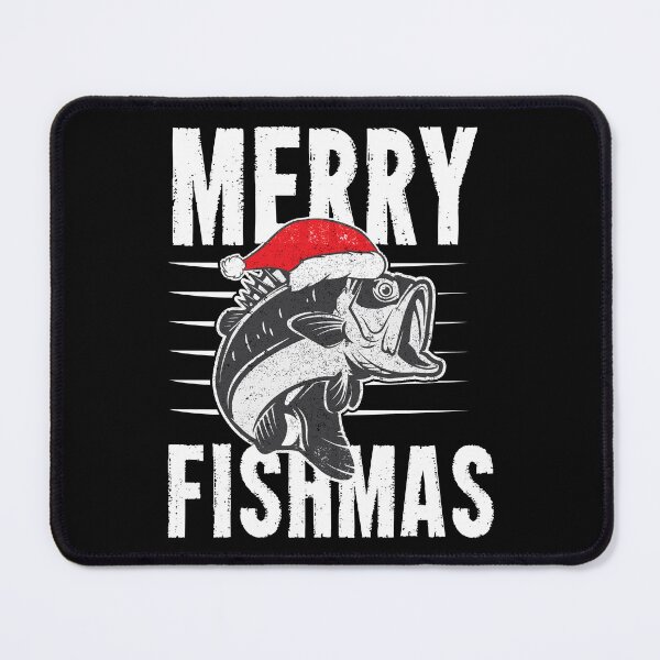 Item preview, Funny Christmas Xmas Fishing Santa Fish Holiday Gift Idea designed and sold by haselshirt.