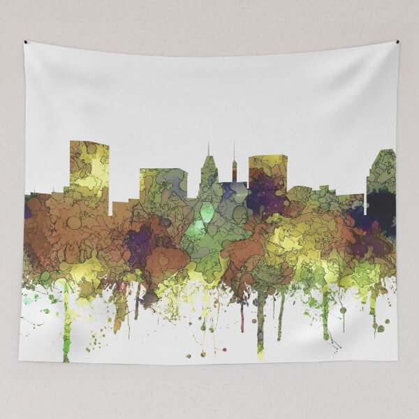 Item preview, Baltimore, Maryland Skyline - SG - Safari Buff designed and sold by Marlene Watson-Hall.