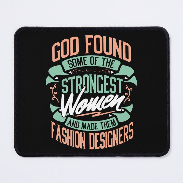 Artikelvorschau, Strong Woman Fashion Designers Profession Gift Idea entworfen und verkauft von haselshirt.