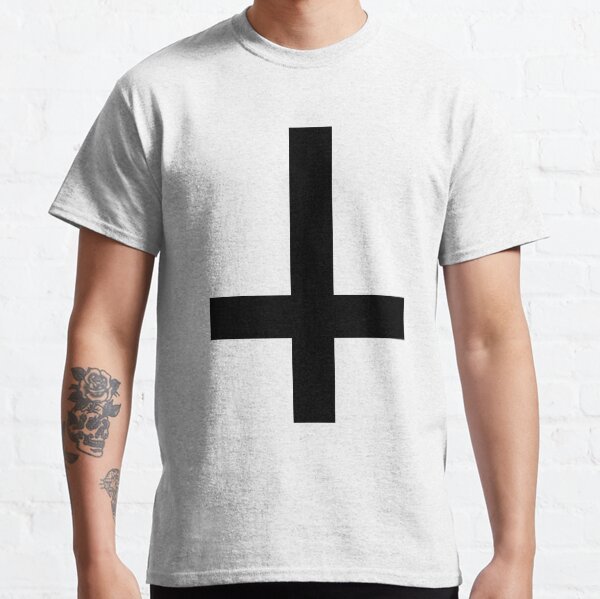 inverted cross moletom com capuz