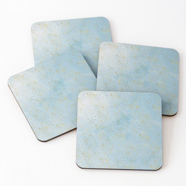 Item preview, Gold Sparkle Splash Pattern on Blue Gradient Background designed and sold by DigitalCutFile.