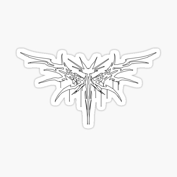 Black HEX Sticker