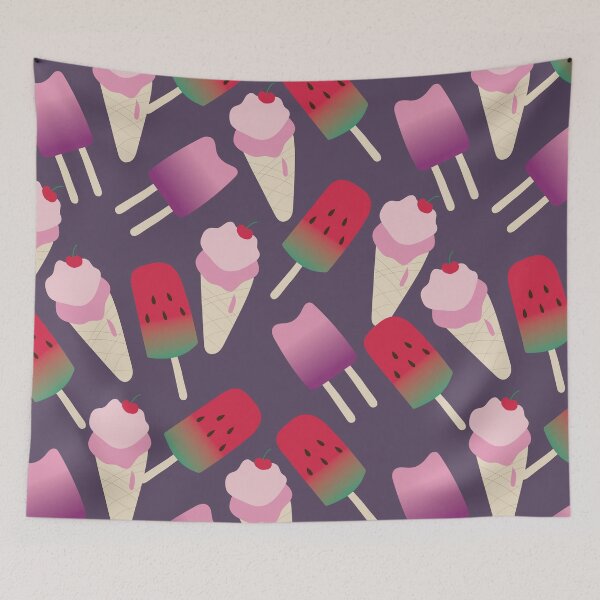 Aperçu de l'œuvre Crème glacée aux sucettes glacées Summer Goodies créée et vendue par ChantalDesign.