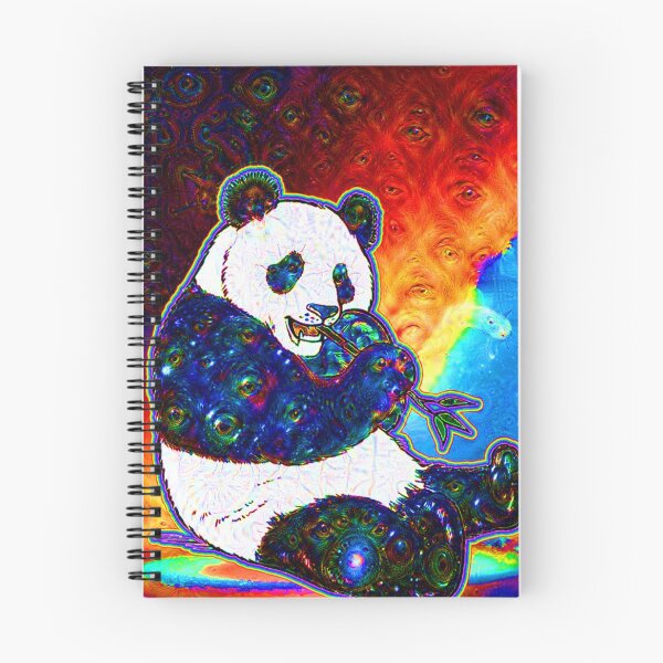Item preview, Rainbow Deep Dream Panda designed and sold by Sacred  Spectrum.