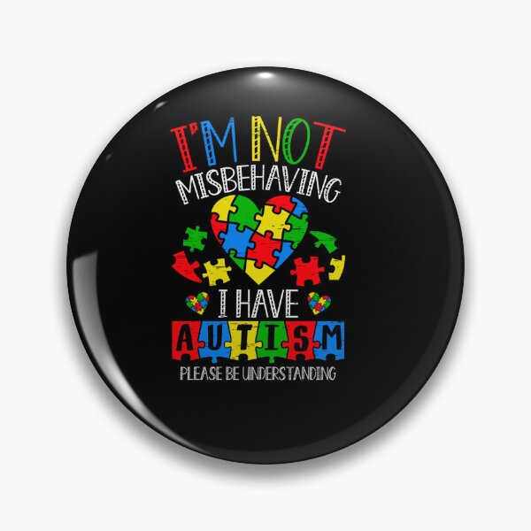 Item preview, I M NOT MISBEHAVING I HAVE AUTISM AWARENESS DAY MONTH PUZZLE designed and sold by sobriowslen.