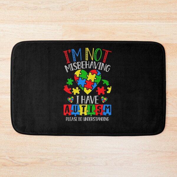 Item preview, I M NOT MISBEHAVING I HAVE AUTISM AWARENESS DAY MONTH PUZZLE designed and sold by sobriowslen.