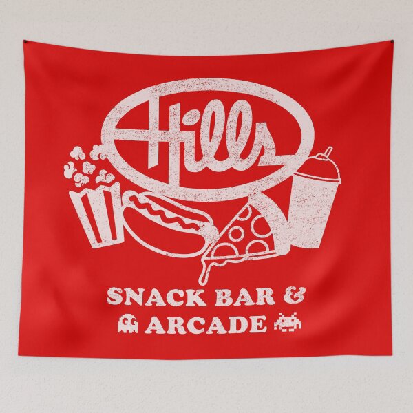 Item preview, Distressed Hills Snack Bar & Arcade designed and sold by TeeArcade84.