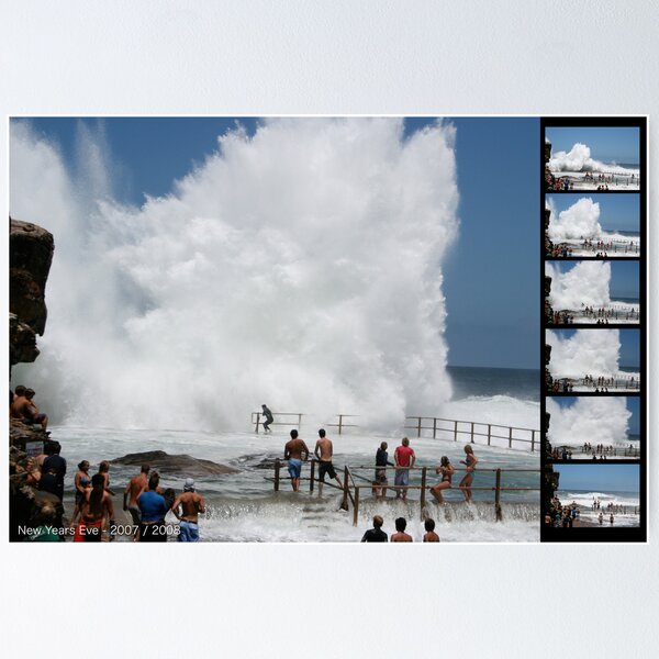 Item preview, North Curl Curl Rock Pool  designed and sold by mikoto.