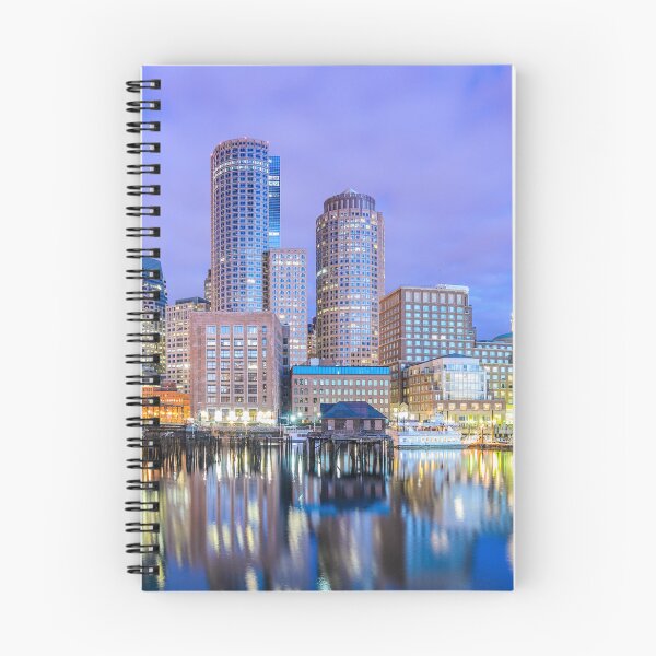 Item preview, Boston City Skyline, Purple Sunset designed and sold by newburyboutique.
