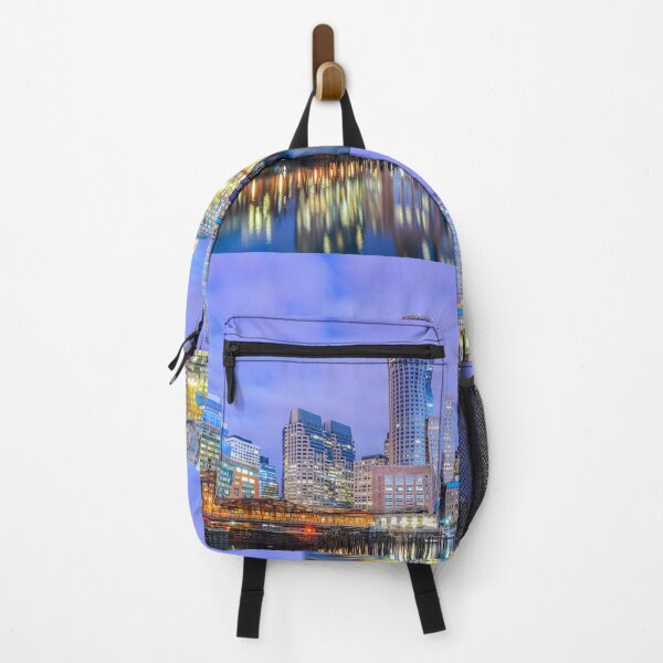 Item preview, Boston City Skyline, Purple Sunset designed and sold by newburyboutique.