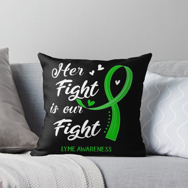 Item preview, Her Fight Is Our Fight Lyme Awareness designed and sold by Kohend.