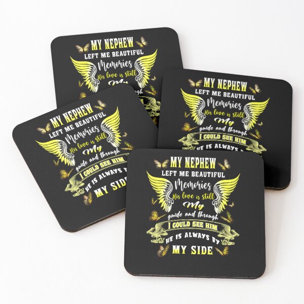 Item preview, MY NEPHEW LEFT ME BEAUTIFUL MEMORIES HE IS ALWAYS BY MY SIDE designed and sold by sobriowslen.