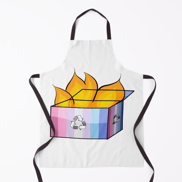 Item preview, Bigender Pride Garbage Fire designed and sold by CJ Vanderbeek.