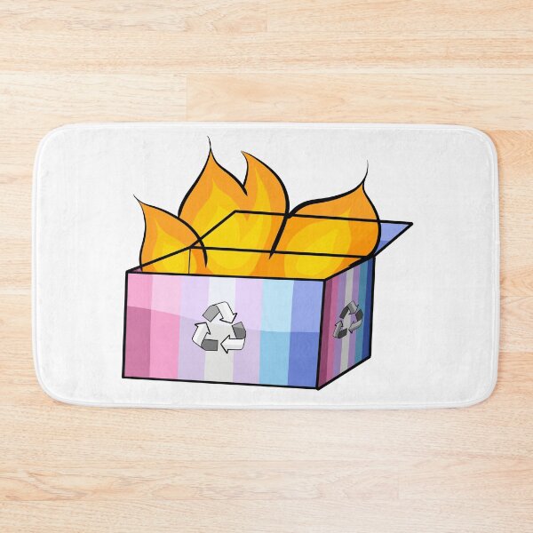 Item preview, Bigender Pride Garbage Fire designed and sold by CJ Vanderbeek.