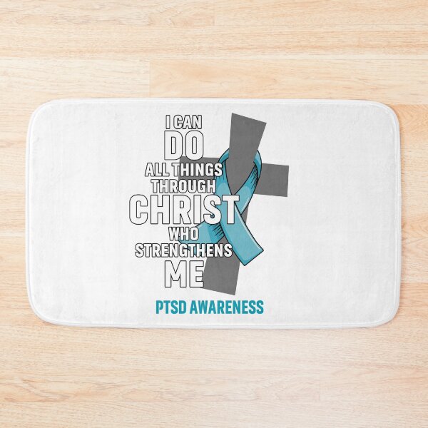 Item preview, I Can Do All Things Through Christ Who Strengthens Me PTSD Awareness designed and sold by Hatjar.