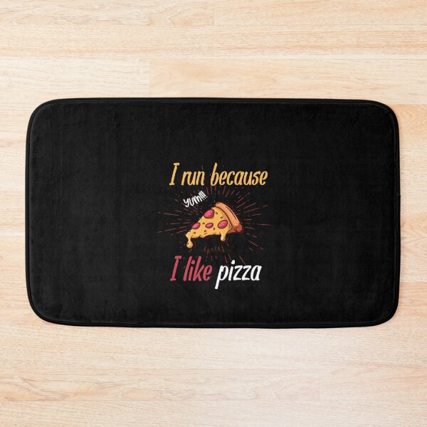 Item preview,  I Run Because I Like Pizza designed and sold by SOUFIANE1991.