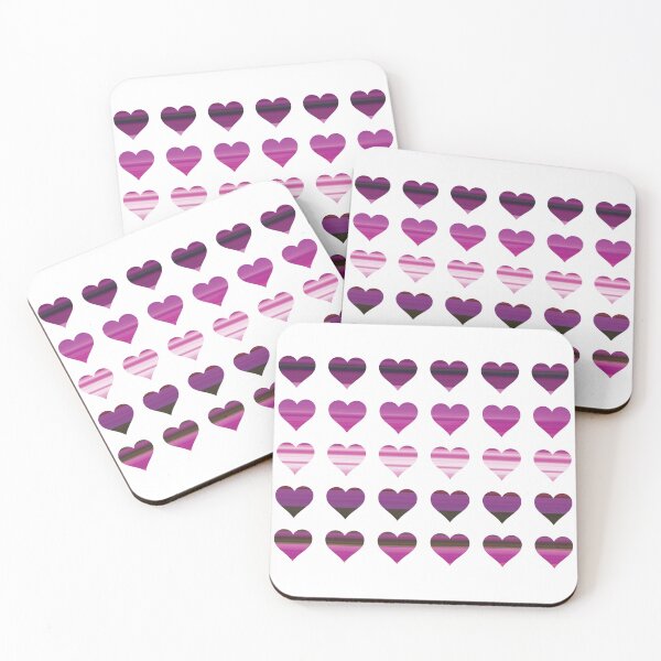 Item preview, Purple Gradient Hearts Pattern designed and sold by ThePurpleFrog.