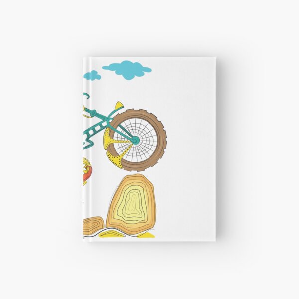 ciclista loco Cuaderno de tapa dura
