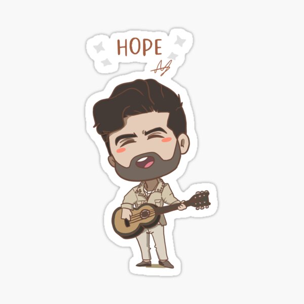 Stefan, Estonia, ESC 2022 artwork Sticker