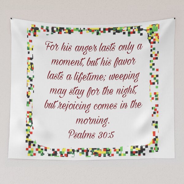Item preview, Psalms 30:5 designed and sold by atroffire.