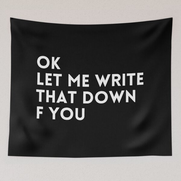 Item preview, Ok let me write that down F you designed and sold by thatoldguy.