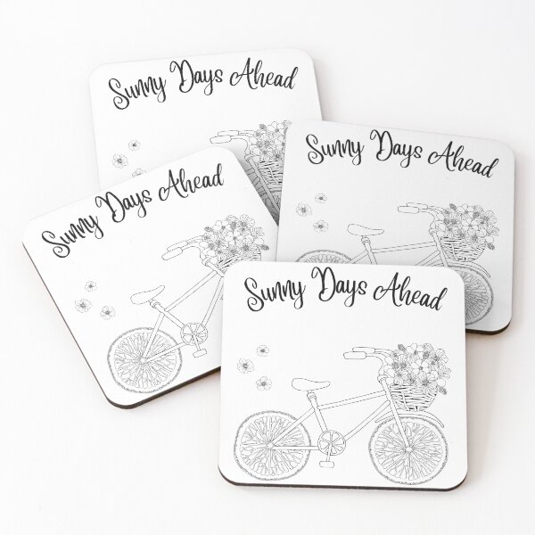 Item preview, Sunny Days Ahead Flowered Bicycle designed and sold by MochaMeli.