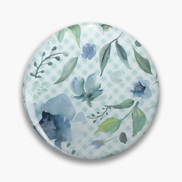 Item preview, Elegant watercolor painted florals and gingham, cottagecore aesthetic designed and sold by Orianah.