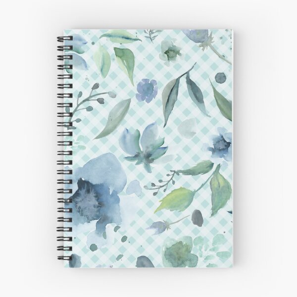 Item preview, Elegant watercolor painted florals and gingham, cottagecore aesthetic designed and sold by Orianah.
