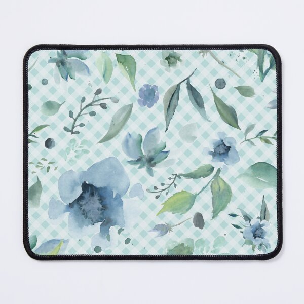 Item preview, Elegant watercolor painted florals and gingham, cottagecore aesthetic designed and sold by Orianah.