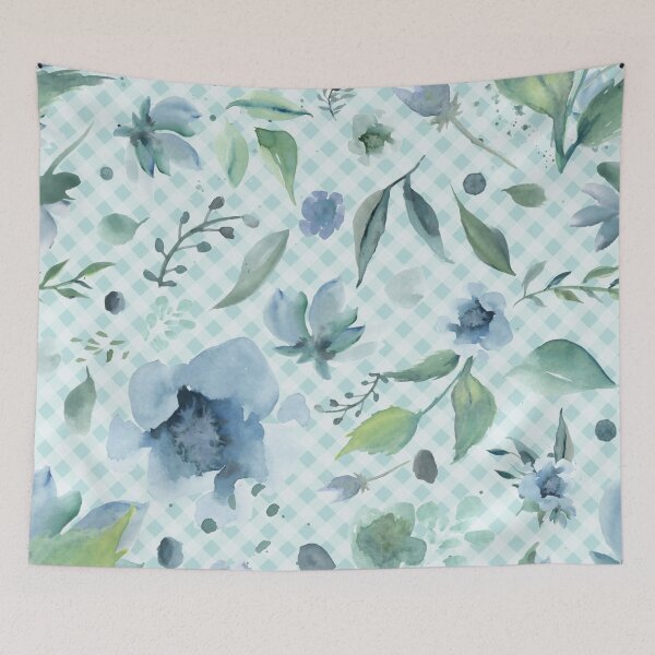 Item preview, Elegant watercolor painted florals and gingham, cottagecore aesthetic designed and sold by Orianah.