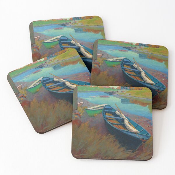 Item preview, Boats at Rest | Arthur Wesley Dow | 1895 American Art designed and sold by CJET.
